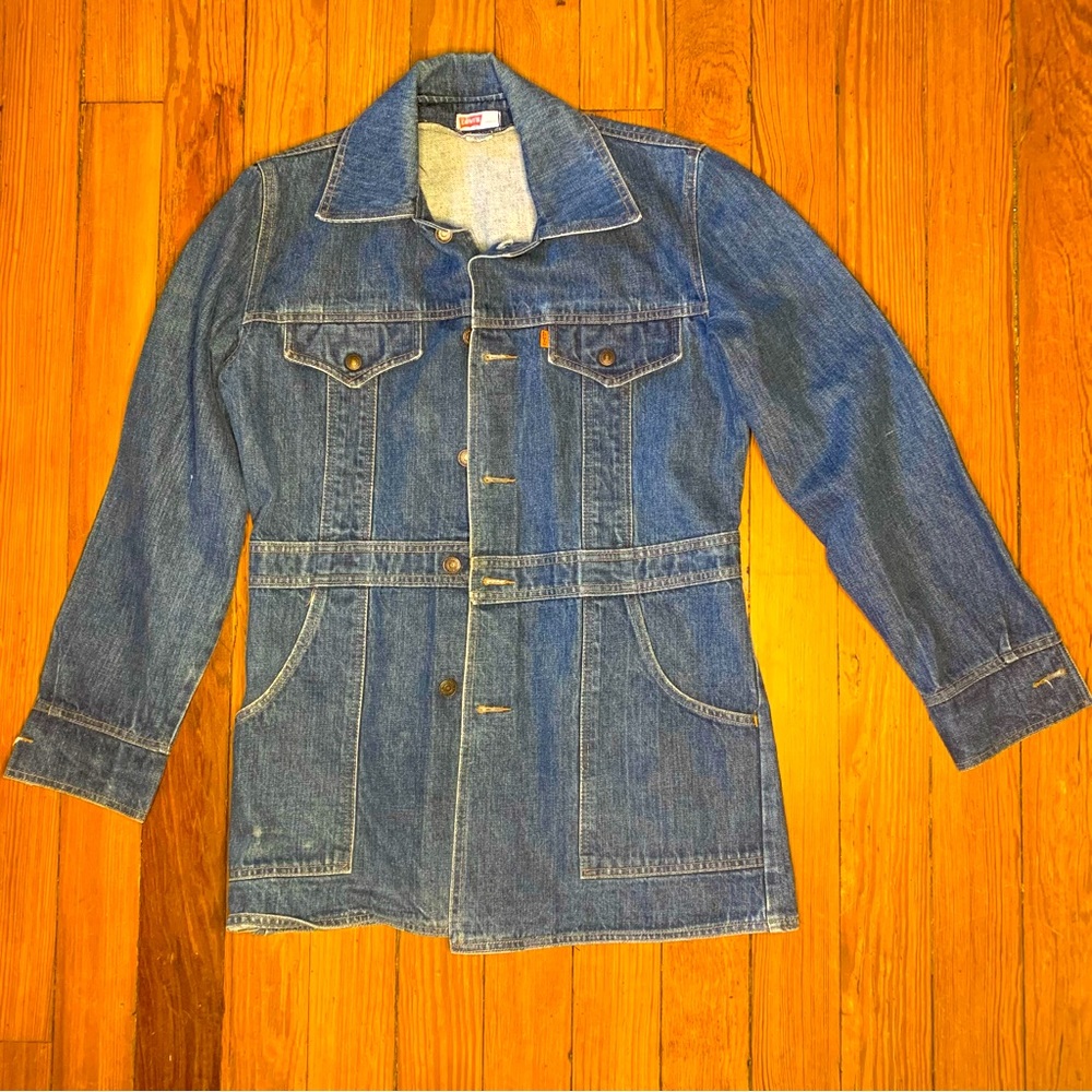 Levi’s 70s Vintage denim chore jacket: 38 or Medium